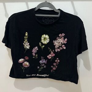 Obsessive Love Cropped Graphic Tee